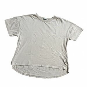 3/$15 Zara Light Beige Short Sleeve Tee